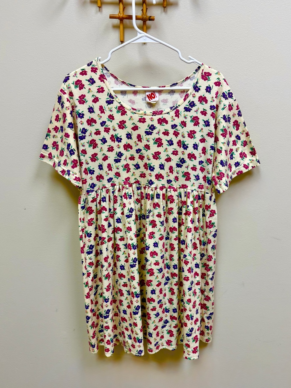 90s Vintage 🌺 No Boundaries Floral Babydoll Dress